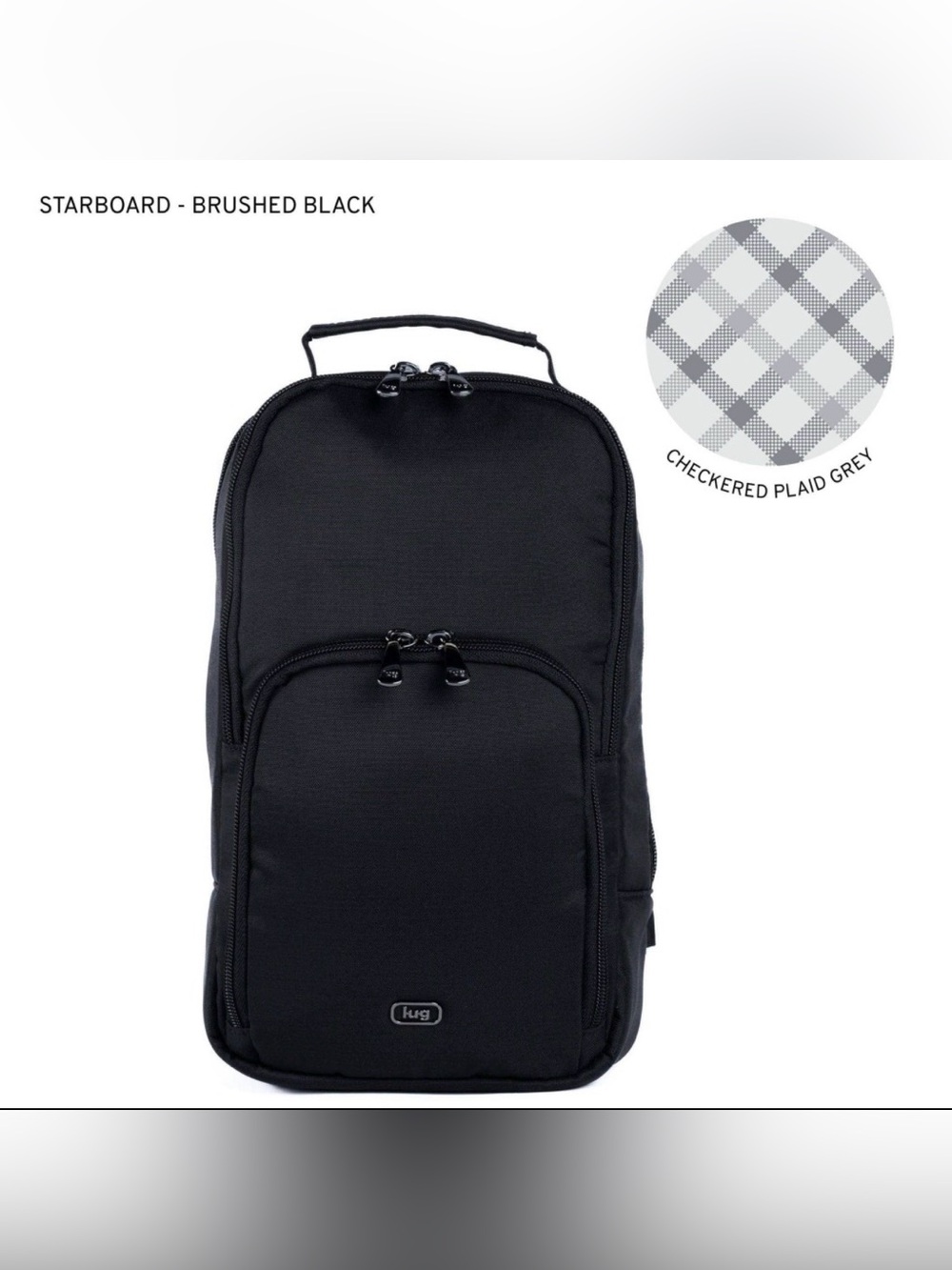 Lug Starboard Brushed Sling Bag NWT Black